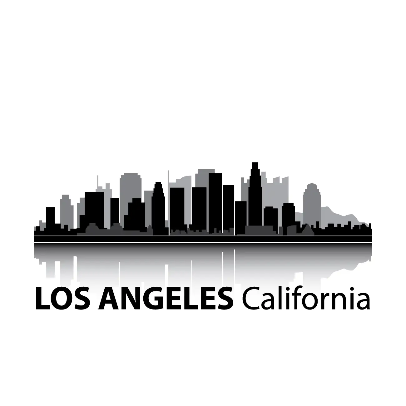 Los Angeles skyline illustration representing Human Medical’s local medical billing services for healthcare providers.