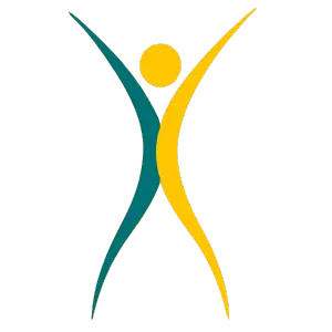 Human Medical Billing company logo featuring a stylized human figure in green and yellow