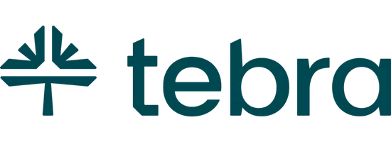 Tebra medical practice management and patient engagement platform logo.